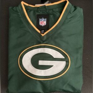Greenbay Packers Pullover Windbreaker Jacket, XL, NWT
